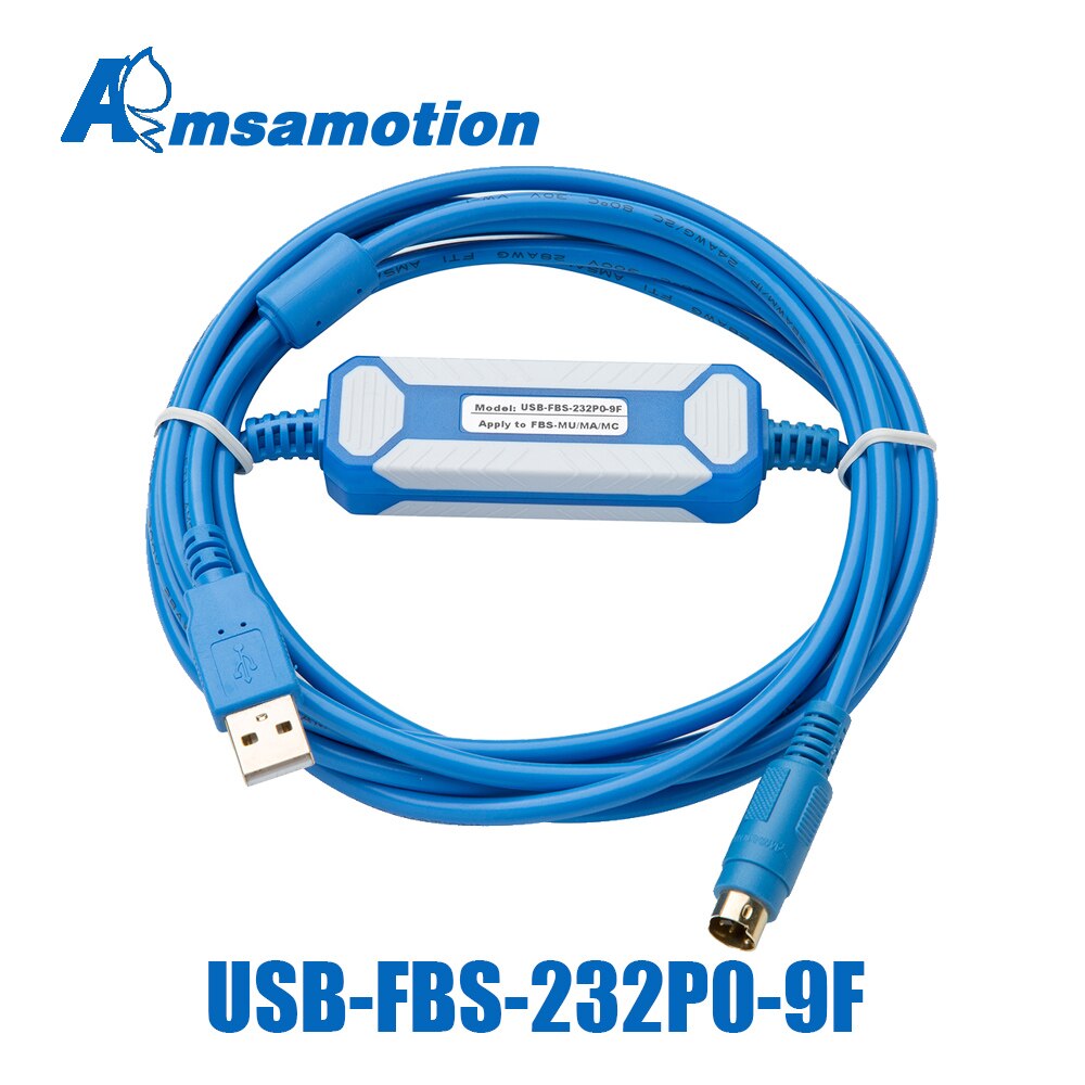 USB-FBS-232P0-9F PLC 금 도금 인터페이스 프로그래밍 케이블 RS232 어댑터에 적합 Fatek FBS FB1Z B1 시리즈
